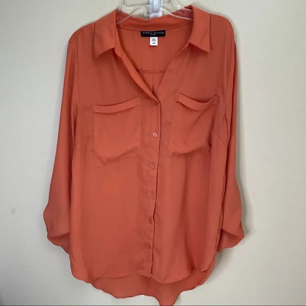 Simply Styled by Sears | Medium Top| Career wear| button down